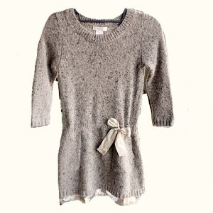 J. Crew Crewcuts Wool/Mohair/Angora/Silk Blend Knit Dress Sequined Hem S…